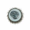 Forney Command PRO Cup Brush, Crimped, 2-1/2 in x .008 in x 1/4 in Shank 60006